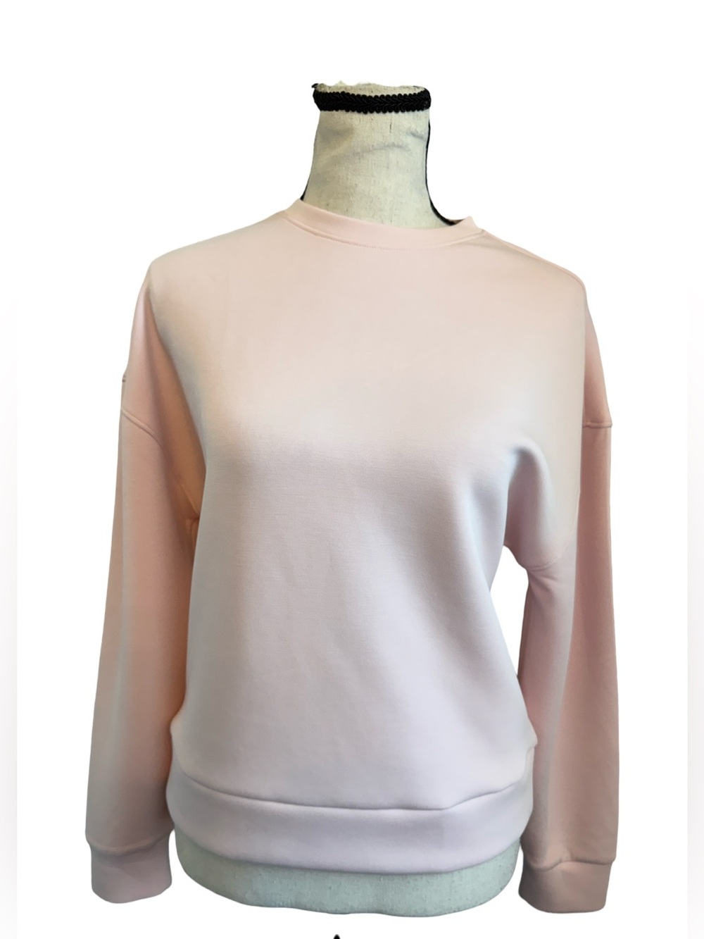Member’s Mark Sandwash Crew Sweatshirt XL Pink Modal Blend NWT Pullover